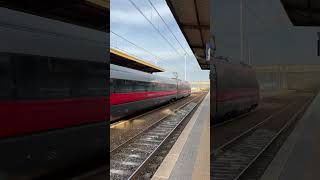 Frecciarossa and Intercity at Falconara Marittima trenitalia [upl. by Maude]