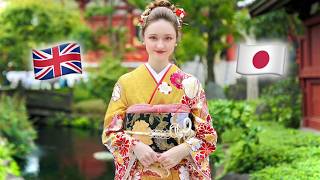 Japanese Kimono Only For 20 Year Olds  Furisode Photoshoot in Asakusa Tokyo [upl. by Bremble19]