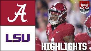 Alabama Crimson Tide vs LSU Tigers  Full Game Highlights  ESPN College Football [upl. by Aurie]