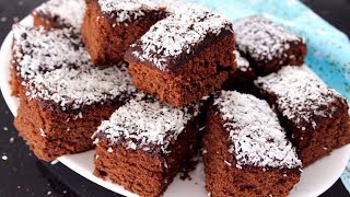 How to make Cakey Brownies w Chocolate glaze Swedish Recipe  Daniellas Home Cooking [upl. by Athalia900]