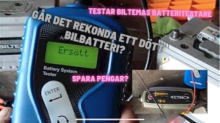 Går Det Att Fixa Ett Dött BilbatteriBiltema BatteritestareCTEK MXS 50Spara PengarGM Batteri [upl. by Tertius]