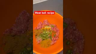 Easy Meat balls recipe viralshort shorts meatballs subscribe [upl. by Anilrats]