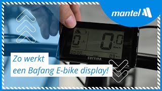 Hoe werkt de display van mijn ebike met Bafang motor [upl. by Reltuc]