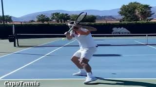 Musetti Practice One Handed Backhands 🎾 [upl. by Nywde]