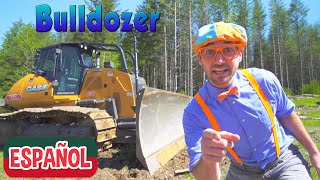 Blippi y la excavadora  Camiones de construcción educativos para niños [upl. by Maddock]