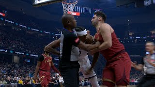 Georges Niang amp Nic Claxton getting chippy 🍿 HEATED MOMENT [upl. by Oberg]