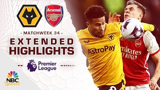 Wolves v Arsenal  PREMIER LEAGUE HIGHLIGHTS  4202024  NBC Sports [upl. by Blaire407]