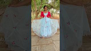 Converting Meesho Saree Into Dress trending outfitfromscratch meesho ytshorts shortsfeed [upl. by Aemat]