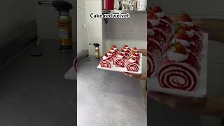 Cake red velvet cake redvelvet bolo cakedecorating coffee [upl. by Noyes955]