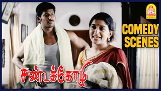 அதெல்லாம் அப்படியே தானா வரும்  Sandakozhi Tamil Movie  Full Comedy Scenes ft Ganja Karuppu [upl. by Fiester]