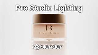 How to Make Simple Studio Lighting  Blender Product Rendering Series [upl. by Alonzo771]