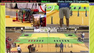 ABU Robocon 2024 India SVNIT Surat vs RSCOE League Match 4 [upl. by Chaffin349]