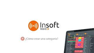 InSoft Radio 18 Tutorial Español  ¿Cómo crear una categoría [upl. by Craggie]