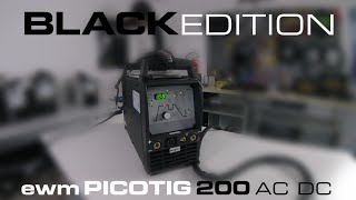 WIG Schweißgerät Vorführung 200 AC DC  ewm Picotig puls Blackedition [upl. by Ailat20]