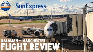 Flight Review  SunExpress Boeing 737800  Dalaman  Manchester [upl. by Eniron]