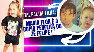 quotMaria Flor já nasceu cheia de carisma e talento 🌟✨quot mariaflor zefelipe virginiafonseca [upl. by Katee]