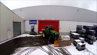 John Deere 7230R im Winterdienst►LU Schwinn◄ [upl. by Legnaros]