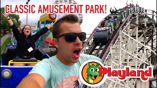 The Old Timey Rides of Rye Playland New York First Time Visit Vlog with OnRide Reactions [upl. by Siwel]