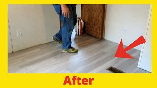 Installing Trafficmaster Laminate Flooring [upl. by Ainimre]