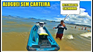 COMO ANDAR DE JET SKI NO GUARUJA SEM TER O JET [upl. by Lawry]