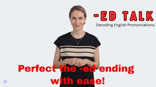 Learn English Pronunciation ed Endings Made Easy [upl. by Ainimreh]