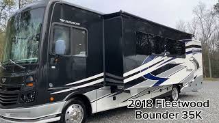 2018 Fleetwood Bounder 35K Bath and 12 King Bed camping rvlife [upl. by Sidnala648]