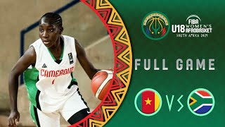 Group Phase  Cameroon v South Africa  Full Basketball Game  FIBA U18 Womens AfroBasket 2024 [upl. by Thanh710]