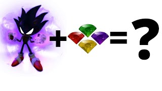 Dark Sonic  4 Chaos Emeralds   Darks Road to Full Power [upl. by Brok968]