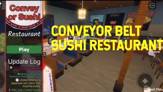 Conveyor Sushi Restaurant Game Roblox Gaming Sushi [upl. by Sellma]