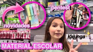 ⚠️ MATERIAL ESCOLAR 2023 Novidades e PENTEST  Comprando Material Escolar na KALUNGA [upl. by Enined421]