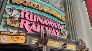 Mickey amp Minnie’s Runaway Railway Full Ride POV  Preshow at Disney’s Hollywood Studios 2024 [upl. by Rind]