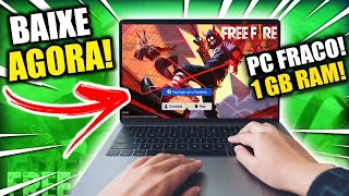 Como Baixar Free Fire no Pc ou Notebook em 2024 atualizado [upl. by Nnel237]