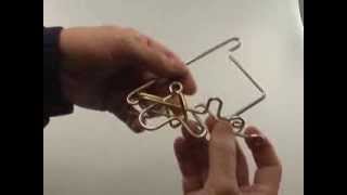 Solution for The Yak from Puzzle Master Wire Puzzles [upl. by Bobine]