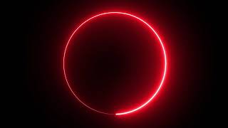 Motion Made  Royalty Free lights in circle frame Loop animated background [upl. by Adelric]