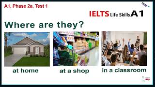 IELTS Life Skills A1 Listening Test 1 [upl. by Lednik]