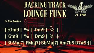 Backing Track Lounge Funk in Gm Dorian [upl. by Nairb606]