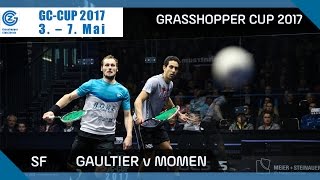 Squash Gaultier v Momen  Grasshopper Cup 2017 SF Highlights [upl. by Jet]