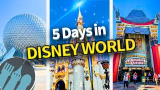 The ULTIMATE 5 Day Disney World Trip Itinerary [upl. by Adlesirg645]