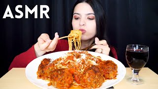 ASMR COMIDA MACARRÃO A BOLONHESA COM ALMÔNDEGAS  SPAGHETTI amp MEATBALLS MUKBANG [upl. by Enoid]