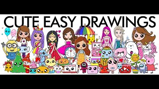 Cute Easy Drawings [upl. by Aihpledalihp]