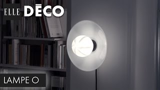 DIY déco  comment fabriquer une lampe murale minimaliste  Elle Déco [upl. by Gnehp]