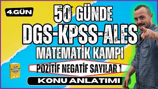 Pozitif Negatif Sayılar 1  KPSSDGSALES Matematik  50 Günde KPSSDGSALES Matematik Kampı [upl. by Rozalie]