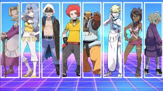 Pokémon  All Elite Four Battle Themes Generations 1  8 [upl. by Brittan]