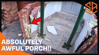 TERRIBLE PORCH DEMOLITION [upl. by Aserehtairam]