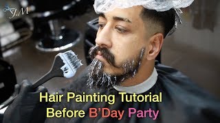 Ultimate Hair Highlights amp Beard Color Tutorial  Best Hairstyle For Men 2018  Episode 16 [upl. by Moll]