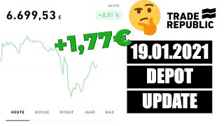 177€ 🤔 GameStop Global Clean Energy Realty Income GEKAUFT  TRADE REPUBLIC Depot vom 19012021 [upl. by Eelirol]