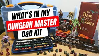 Whats in my DampD 5e Dungeon Master Kit everything I use [upl. by Nnairam844]