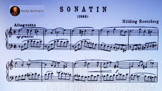 Hilding Rosenberg  Sonatina for Piano 1949 [upl. by Isis876]