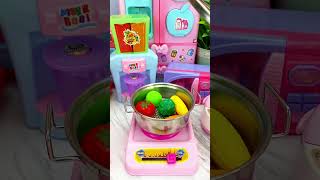 Satisfying with Unboxing amp Review Miniature Kitchen Set Toys Cooking Video  ASMR Videos no music [upl. by Hamian250]