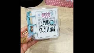 Creative 1000 Savings Challenge Binder aliexpress gift money [upl. by Ahsenre]